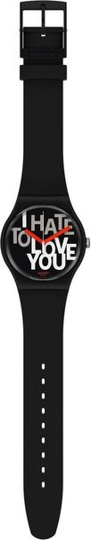 Swatch HATE 2 LOVE SUOB185 Montre Unisexe Swatch HATE 2 LOVE SUOB185 Montre Unisexe