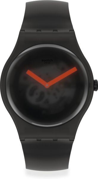 Swatch BLACK BLUR SUOB183 Montre Unisexe
