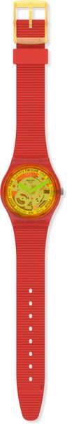 Swatch RETRO-ROSSO GR185 Montre Unisexe Swatch RETRO-ROSSO GR185 Montre Unisexe