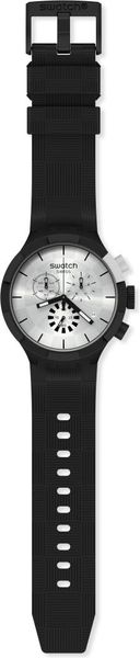 Swatch CHEQUERED SILVER SB02B404 Unisex Swatch CHEQUERED SILVER SB02B404 Unisex