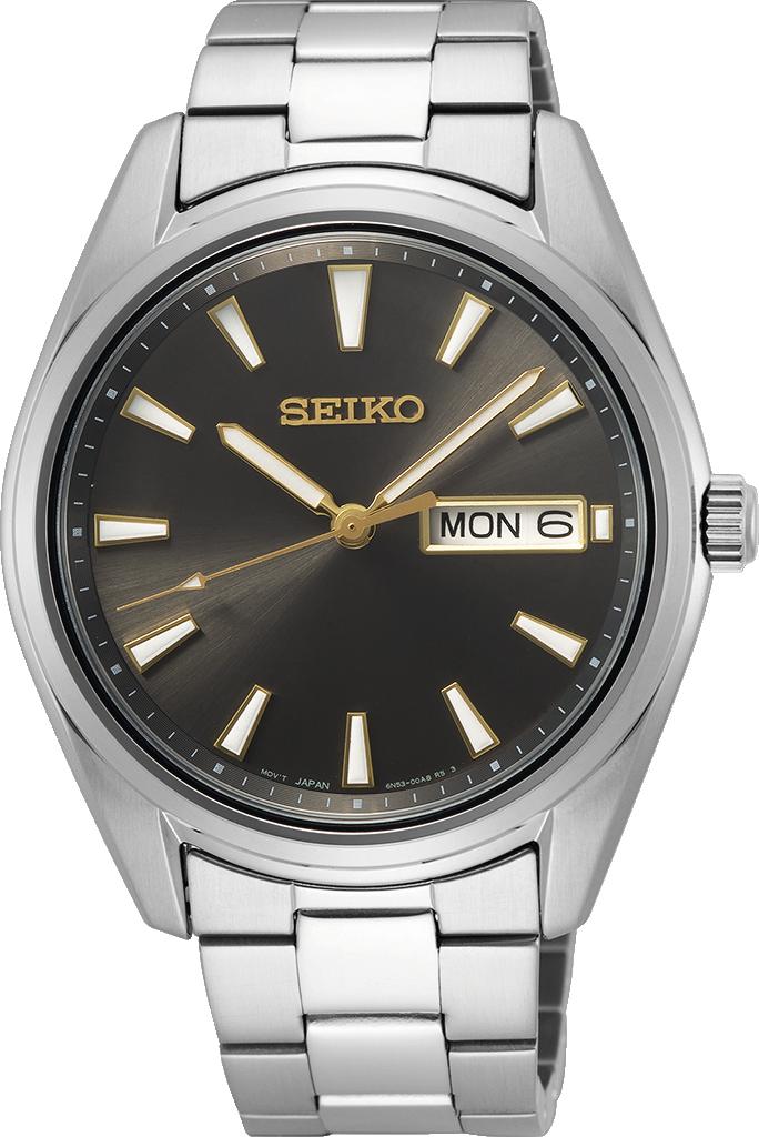 Seiko Quarz SUR343P1 Mens Wristwatch