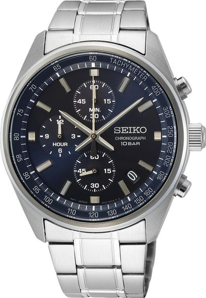 Seiko Chronograph SSB377P1 Mens Wristwatch