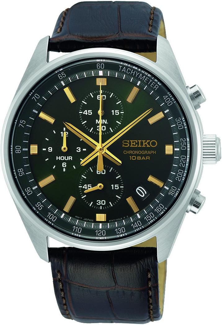 Seiko Chronograph SSB385P1 Mens Wristwatch