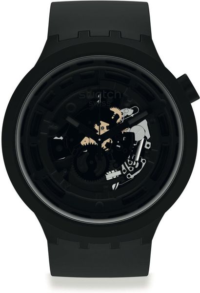 Swatch C-BLACK SB03B100 Unisex horloge Swatch C-BLACK SB03B100 Unisex horloge
