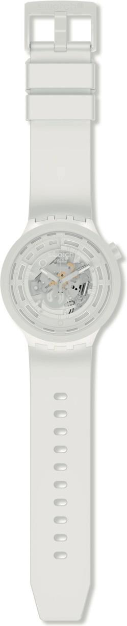 Swatch C-WHITE SB03W100 Unisexuhr