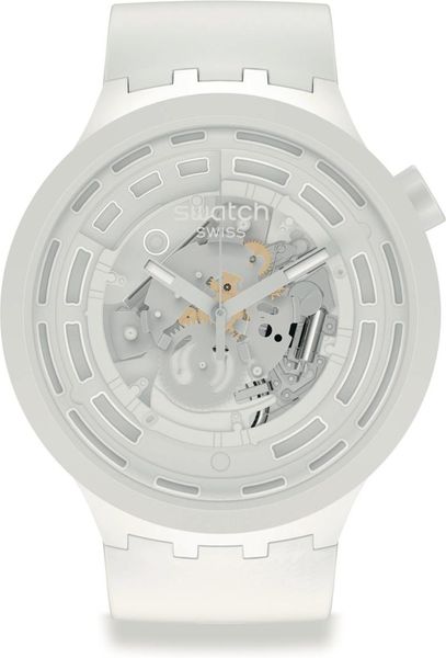 Swatch C-WHITE SB03W100 Unisexuhr Swatch C-WHITE SB03W100 Unisexuhr