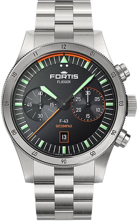 Fortis Flieger F-43 F4240004 Herrenarmbanduhr Fliegeruhr