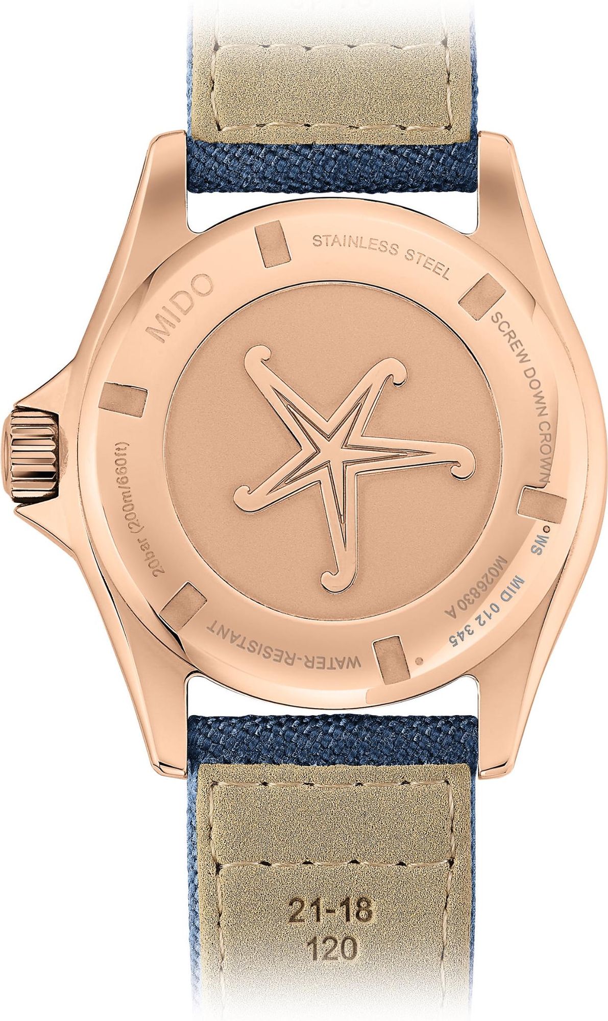 Mido Ocean Star Tribute M0268303804100 Herren Automatikuhr 80h Gangreserve