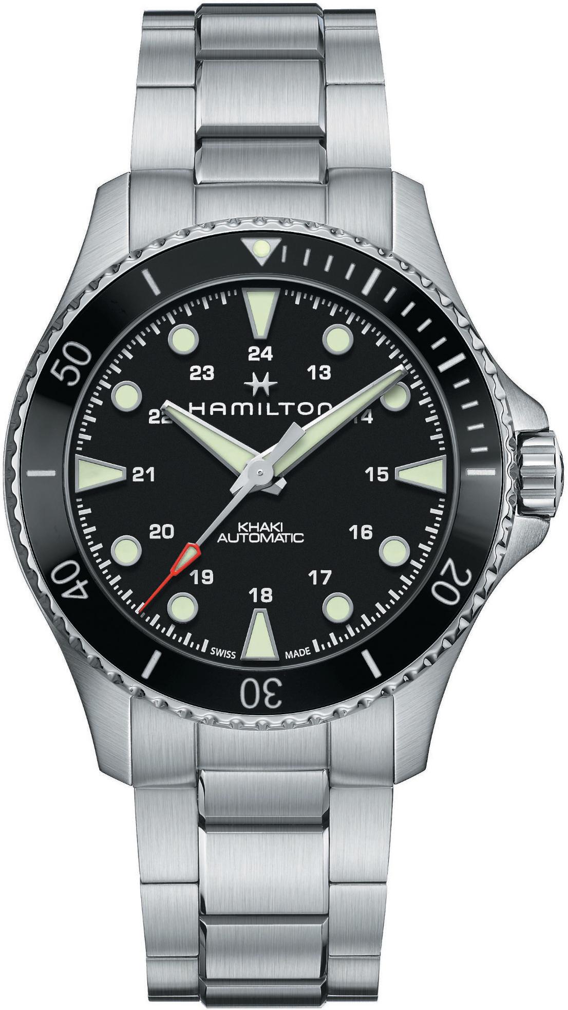 Hamilton Khaki Navy H82515130 Automatic Mens Watch 60h Power Reserve