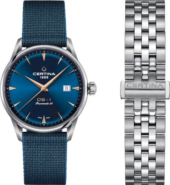 Certina HERITAGE DS-1 POWERMATIC 80 C029.807.11.041.02 Herrenarmbanduhr Certina HERITAGE DS-1 POWERMATIC 80 C029.807.11.041.02 Herrenarmbanduhr