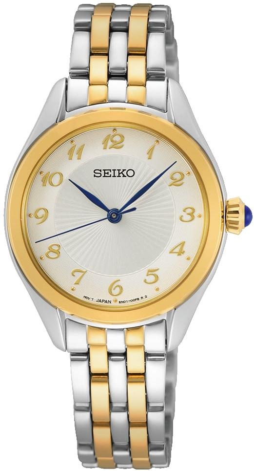 Seiko Quarz SUR380P1 Montre Bracelet pour femmes