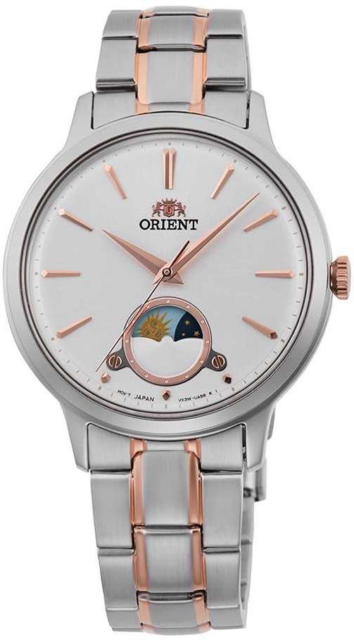 Orient Classic Quartz Sun & Moon RA-KB0001S10B Damenarmbanduhr