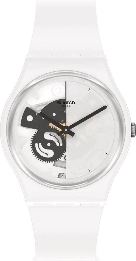 Swatch LIVE TIME WHITE SO31W101 Damenarmbanduhr