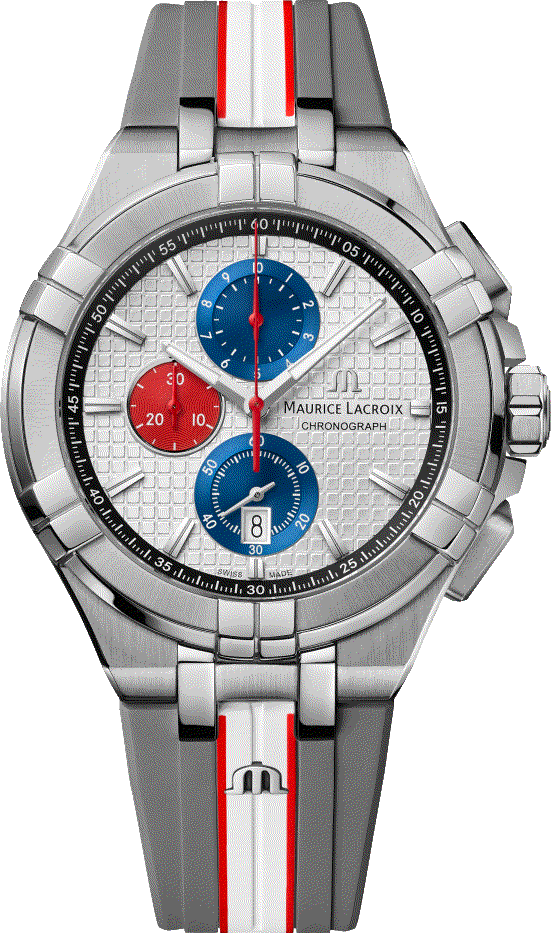 Maurice Lacroix Mahindra Racing AI1018-TT031-130-2 Orologio da polso uomo Produzione strettamente limitata Maurice Lacroix Mahindra Racing AI1018-TT031-130-2 Orologio da polso uomo Produzione strettamente limitata