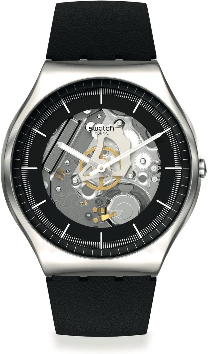 Swatch BLACK SKELETON SS07S115 Orologio da polso uomo