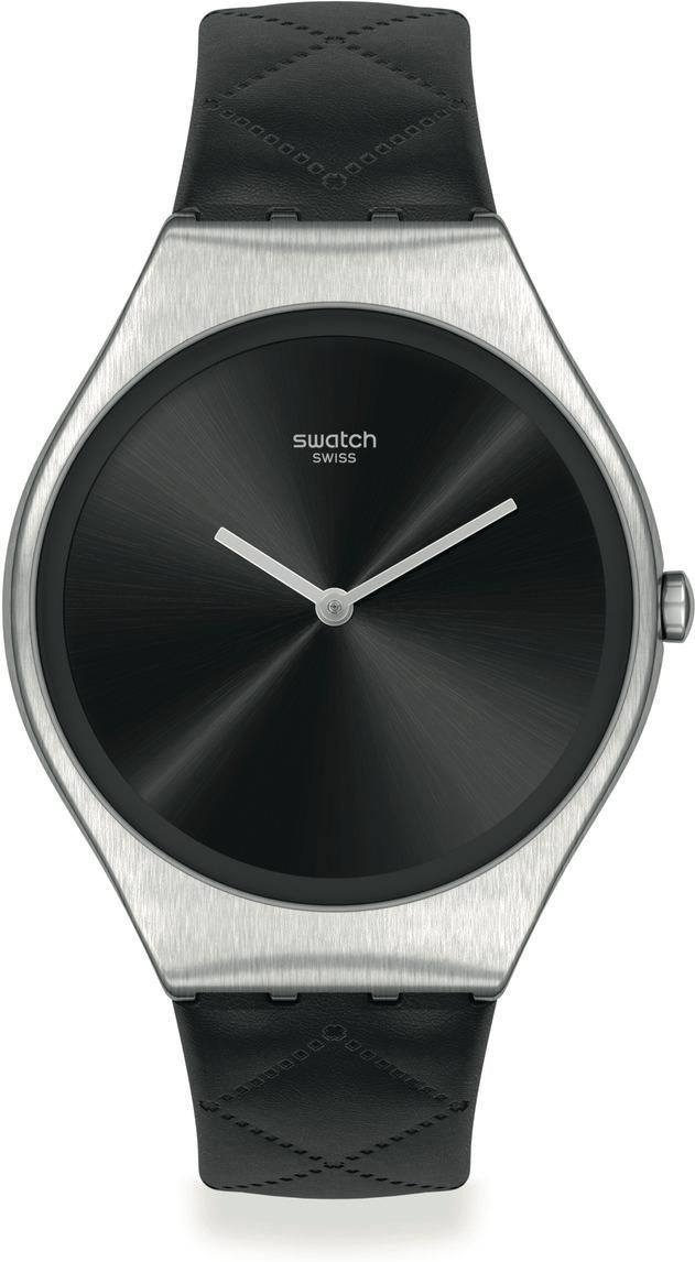 Swatch BLACK QUILTED SYXS136 Herrenarmbanduhr