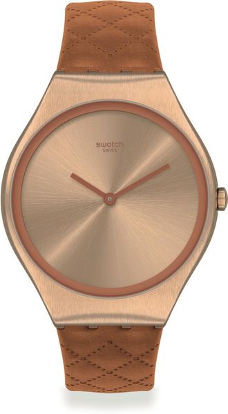Swatch BROWN QUILTED SYXG115 Herrenarmbanduhr Swatch BROWN QUILTED SYXG115 Herrenarmbanduhr