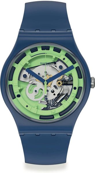 Swatch GREEN ANATOMY SUON147 Mens Wristwatch Swatch GREEN ANATOMY SUON147 Mens Wristwatch