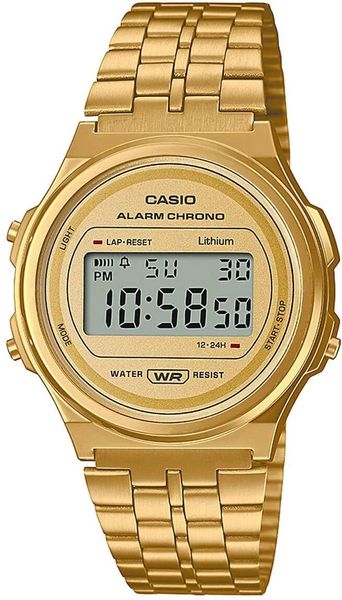 Casio VINTAGE ROUND A171WEG-9AEF Unisex horloge