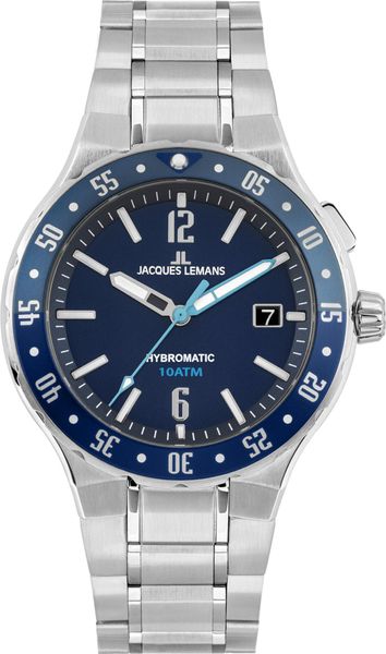 Jacques Lemans Hybromatic 1-2109H Automatisch horloge voor heren Jacques Lemans Hybromatic 1-2109H Automatisch horloge voor heren