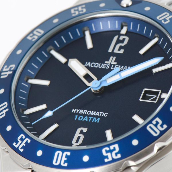 Jacques Lemans Hybromatic 1-2109H Automatisch horloge voor heren Jacques Lemans Hybromatic 1-2109H Automatisch horloge voor heren