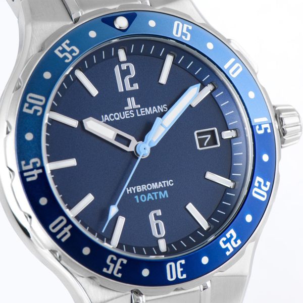 Jacques Lemans Hybromatic 1-2109H Automatisch horloge voor heren Jacques Lemans Hybromatic 1-2109H Automatisch horloge voor heren