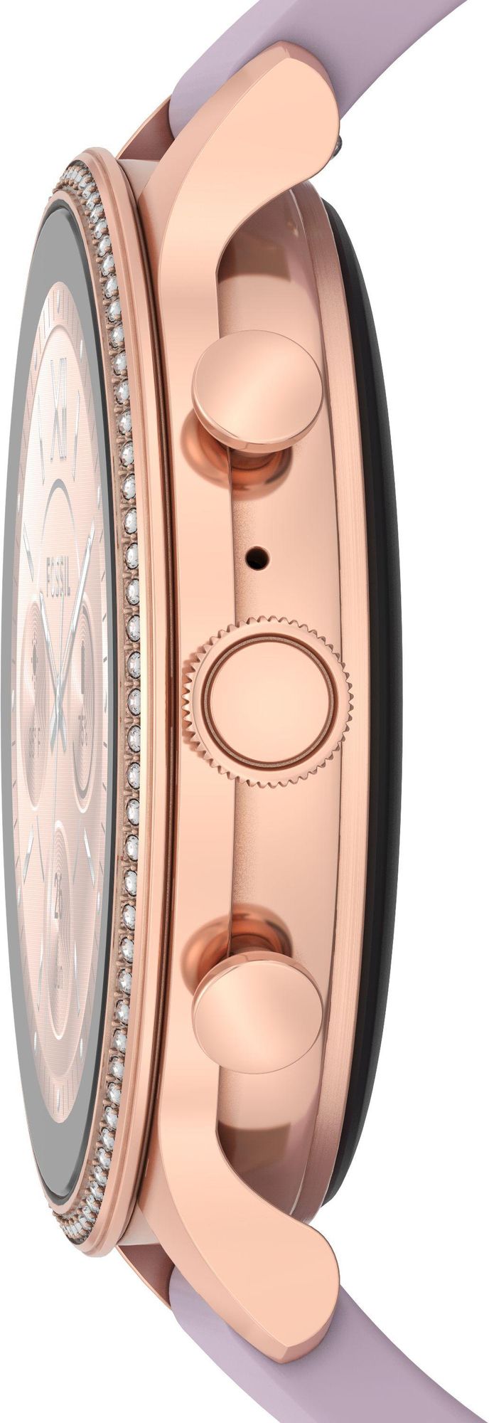Fossil Q Gen 6 Smartwatch Purple Silicone FTW6080 montre connectée Fossil Q Gen 6 Smartwatch Purple Silicone FTW6080 montre connectée