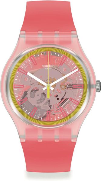 Swatch FRAGOLE PAY! SVIK104-5300 Dames armbandhorloge Swatch FRAGOLE PAY! SVIK104-5300 Dames armbandhorloge