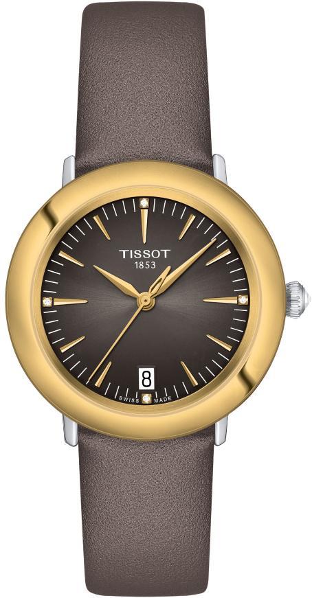 Tissot Tissot Glendora 18K Gold T929.210.46.066.00 Montre Bracelet pour femmes