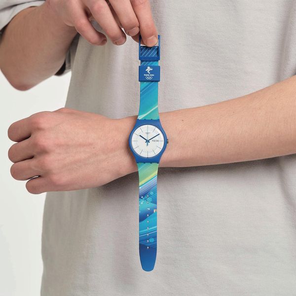 Swatch CHINESE WINTER SCENERY SO29Z700 Armbandhorloge Swatch CHINESE WINTER SCENERY SO29Z700 Armbandhorloge