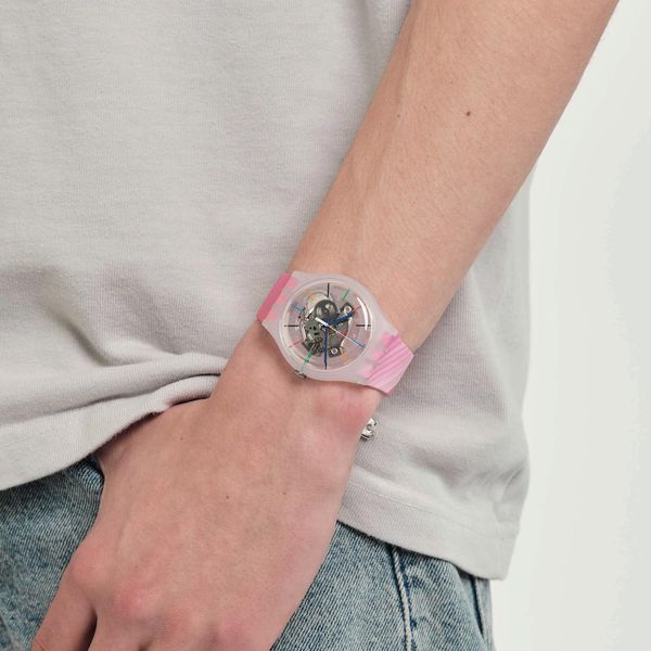 Swatch RED RIVERS AND MOUNTAINS SO29Z105 Armbandhorloge Swatch RED RIVERS AND MOUNTAINS SO29Z105 Armbandhorloge