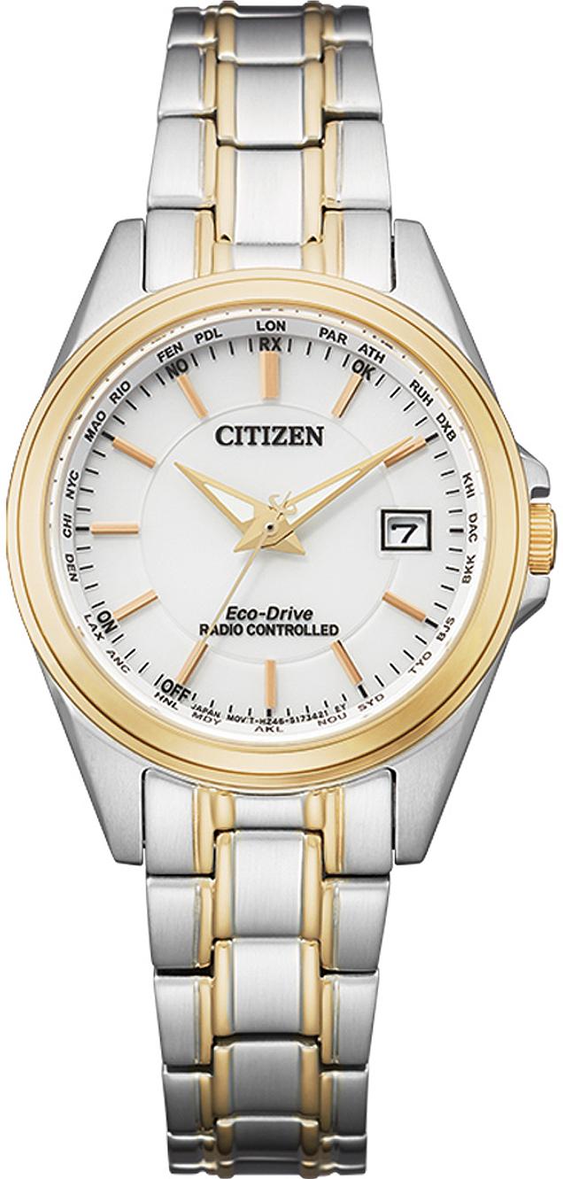 Citizen Eco Drive EC1186-85A Montre Radio-Pilotée pour femmes Montre radio & solaire