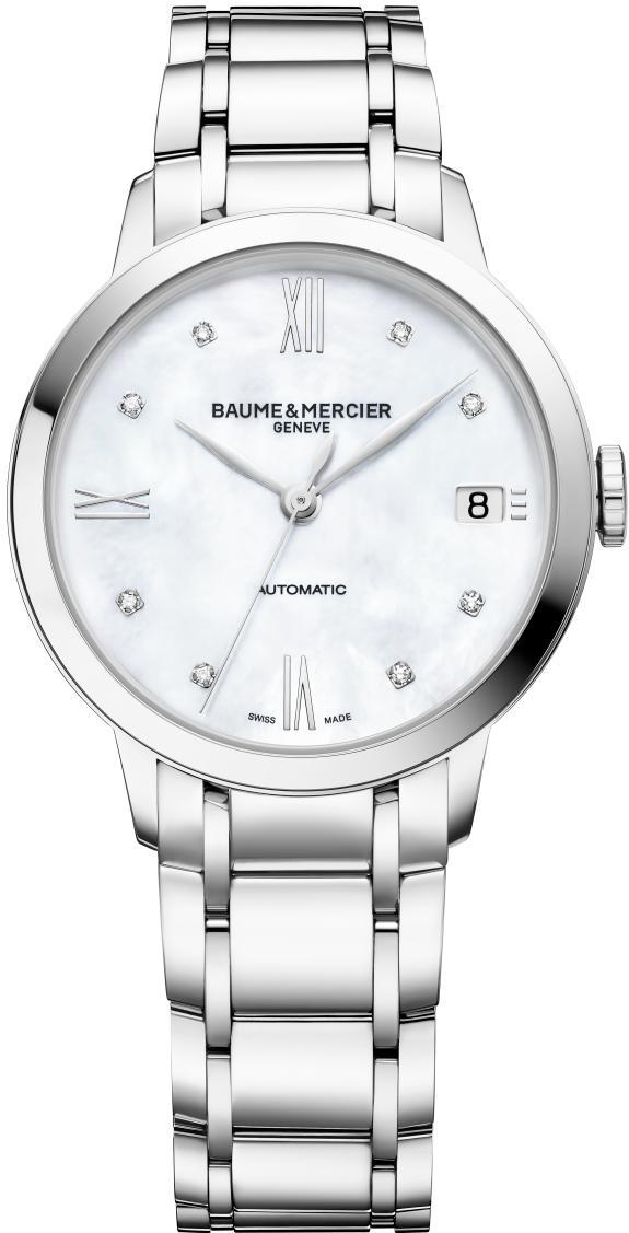 Baume & Mercier Classima M0A10496 Reloj Automático para mujeres con diamantes genuinos