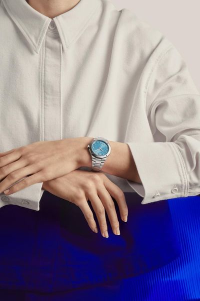 Baume & Mercier Riviera Round S St St QZ Blue M0A10612 Dames armbandhorloge Baume & Mercier Riviera Round S St St QZ Blue M0A10612 Dames armbandhorloge