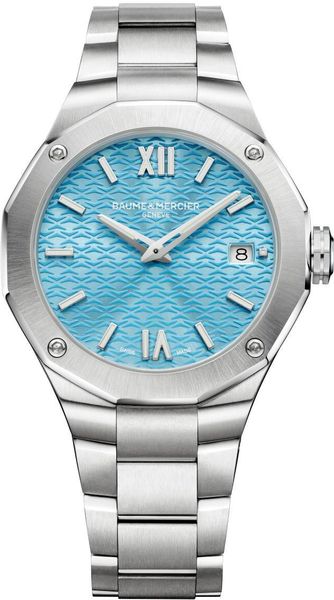 Baume & Mercier Riviera Round S St St QZ Blue M0A10612 Dames armbandhorloge Baume & Mercier Riviera Round S St St QZ Blue M0A10612 Dames armbandhorloge