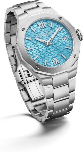 Baume & Mercier Riviera Round S St St QZ Blue M0A10612 Dames armbandhorloge Baume & Mercier Riviera Round S St St QZ Blue M0A10612 Dames armbandhorloge