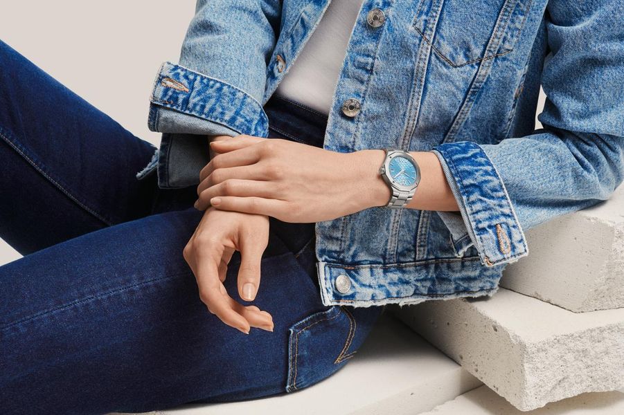 Baume & Mercier Riviera Round S St St QZ Blue M0A10612 Dames armbandhorloge Baume & Mercier Riviera Round S St St QZ Blue M0A10612 Dames armbandhorloge