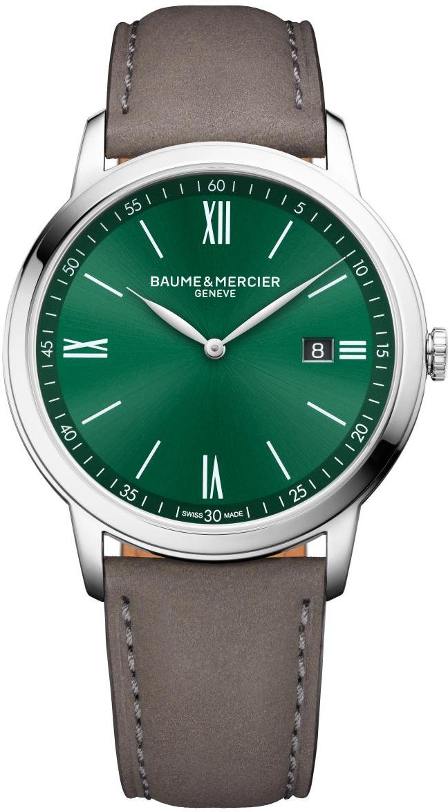 Baume & Mercier Classima XL St LV Qtz Green M0A10607 Herrenarmbanduhr