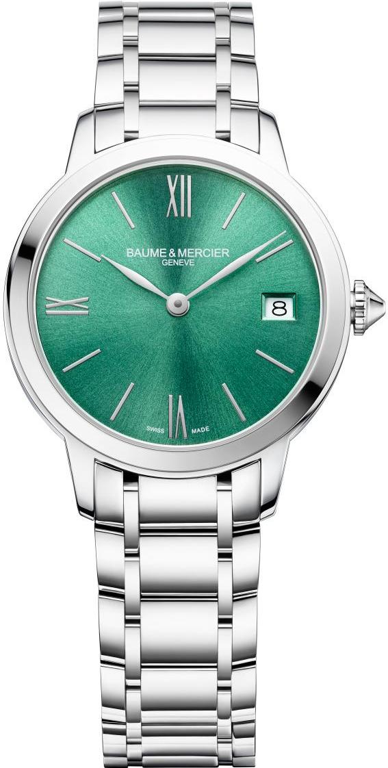 Baume & Mercier Classima Round M St St Green M0A10609 Damenarmbanduhr