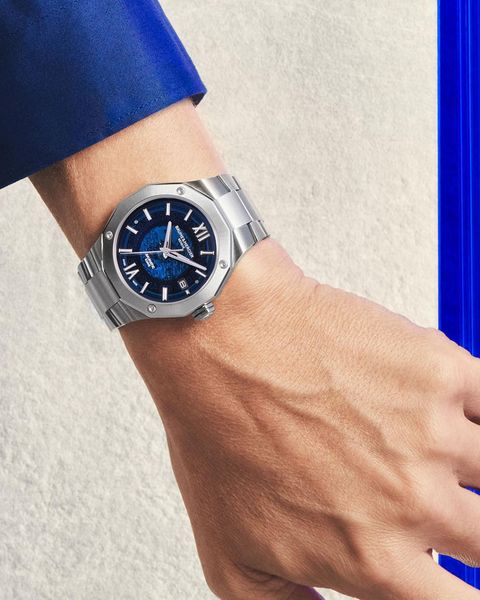 Baume & Mercier Riviera Round L St St At Blue M0A10616 Orologio automatico uomo Baume & Mercier Riviera Round L St St At Blue M0A10616 Orologio automatico uomo