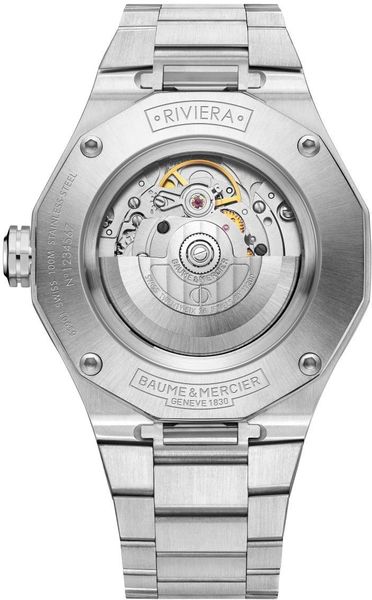 Baume & Mercier Riviera Round L St St At Black M0A10621 Automatisch horloge voor heren Baume & Mercier Riviera Round L St St At Black M0A10621 Automatisch horloge voor heren