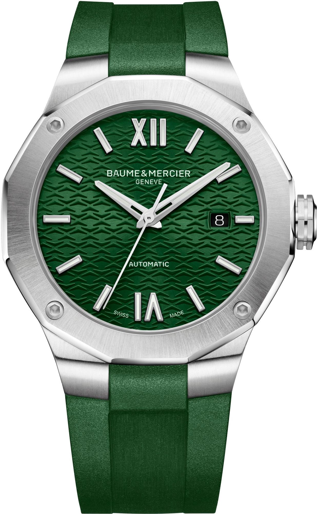 Baume & Mercier Riviera Round L St Rb AT Green M0A10618 Automatisch horloge voor heren