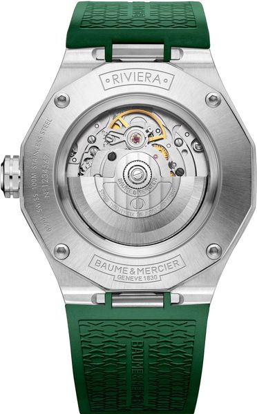 Baume & Mercier Riviera Round L St Rb AT Green M0A10618 Automatisch horloge voor heren Baume & Mercier Riviera Round L St Rb AT Green M0A10618 Automatisch horloge voor heren