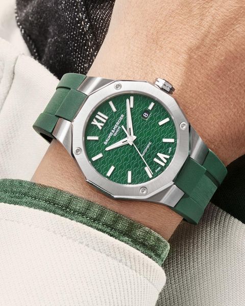 Baume & Mercier Riviera Round L St Rb AT Green M0A10618 Automatisch horloge voor heren Baume & Mercier Riviera Round L St Rb AT Green M0A10618 Automatisch horloge voor heren