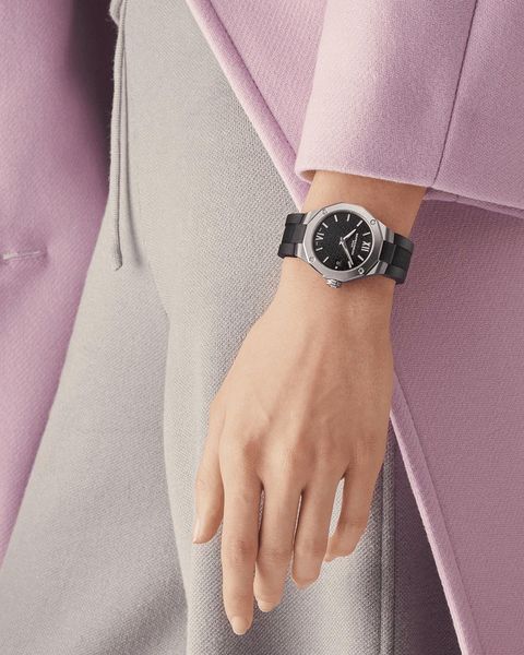 Baume & Mercier Riviera Round S Sst Qz Black M0A10613 Dames armbandhorloge Baume & Mercier Riviera Round S Sst Qz Black M0A10613 Dames armbandhorloge