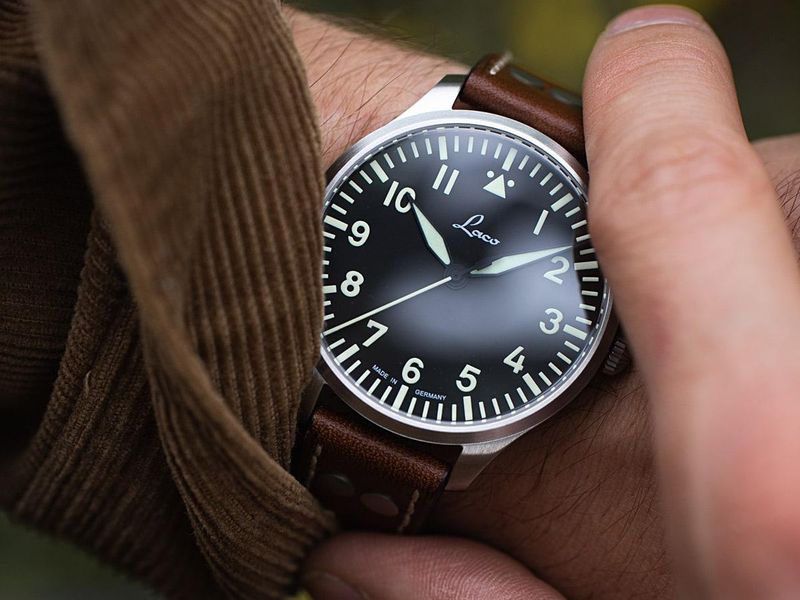 Laco Genf.2 861807.2 Montre-Bracelet pour hommes Fabriqué en Allemagne