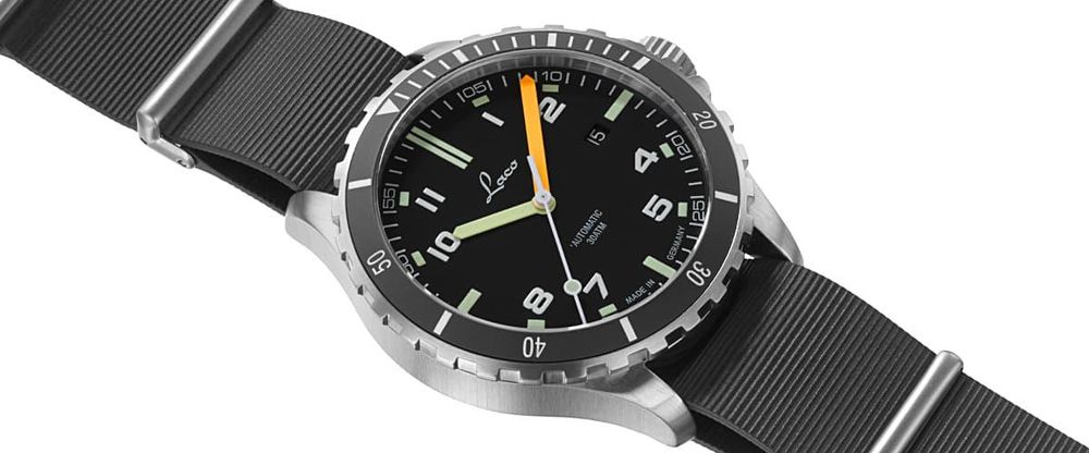 Laco Himalaya.RB 862106.RB Orologio automatico uomo Orologio da immersione Laco Himalaya.RB 862106.RB Orologio automatico uomo Orologio da immersione