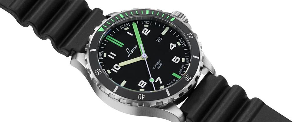 Laco Amazonas 862107 Automatisch horloge voor heren Duikhorloge