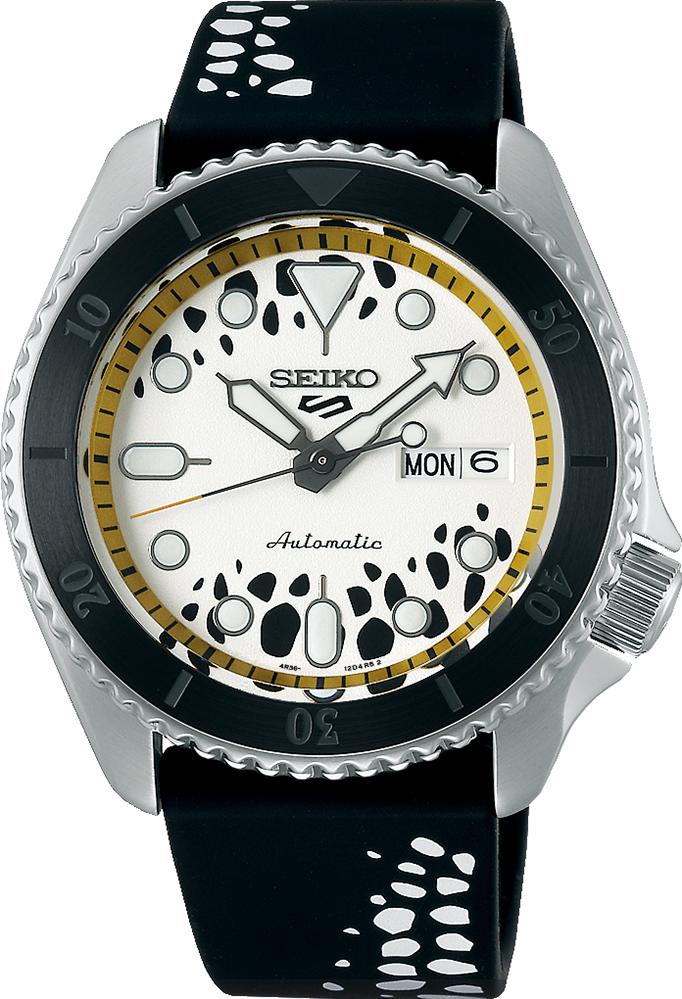 Seiko 5 ONE PIECE LIMITED EDITION "TRAFALGAR LAW" SRPH63K1 Orologio automatico uomo Produzione strettamente limitata Seiko 5 ONE PIECE LIMITED EDITION "TRAFALGAR LAW" SRPH63K1 Orologio automatico uomo Produzione strettamente limitata