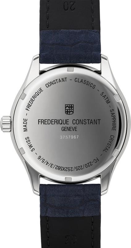 Frederique Constant Geneve CLASSICS QUARTZ GMT FC-252NS5B6 Mens Wristwatch